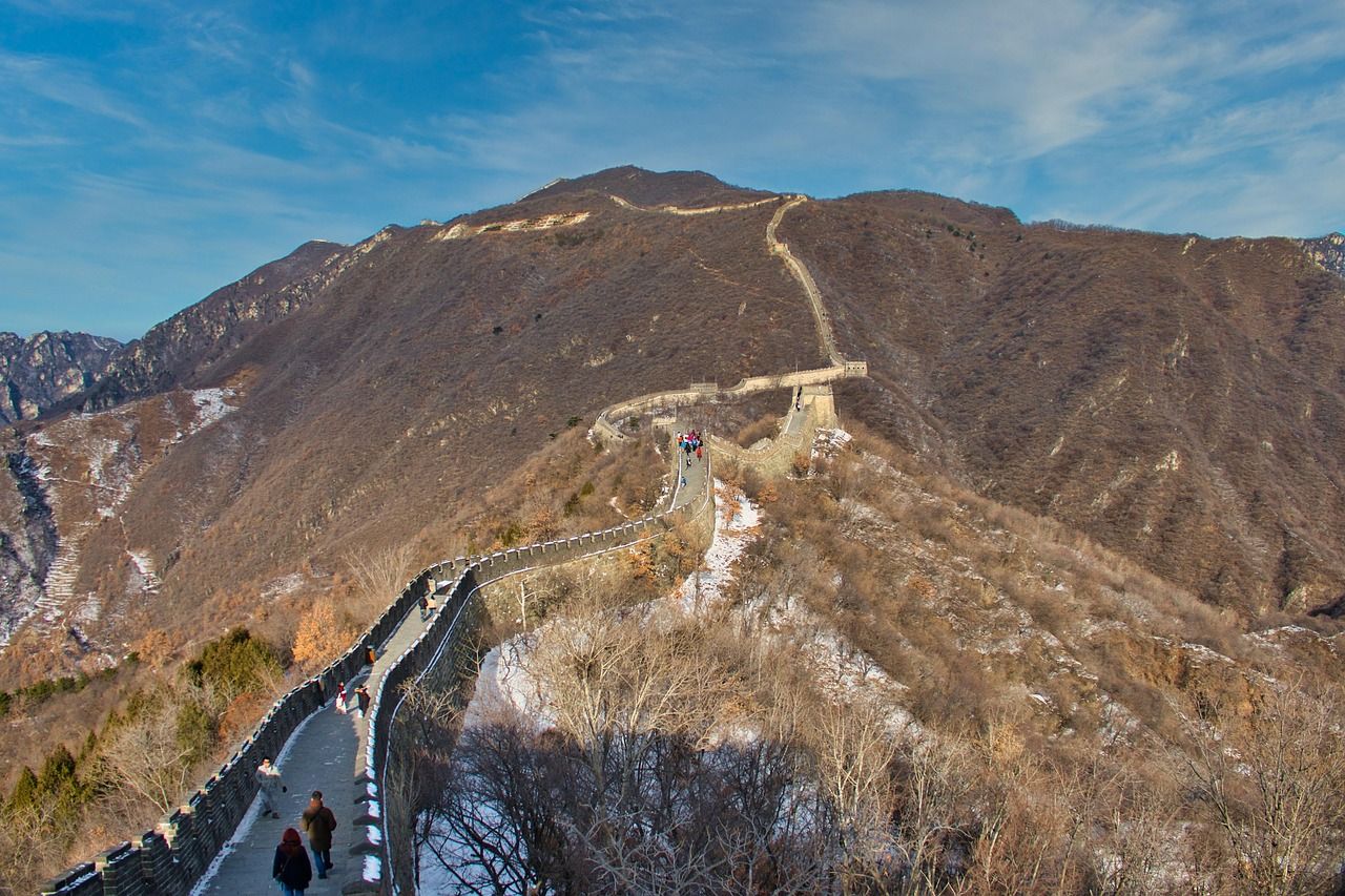 Autumn colour along the Mutianyu Great Wall