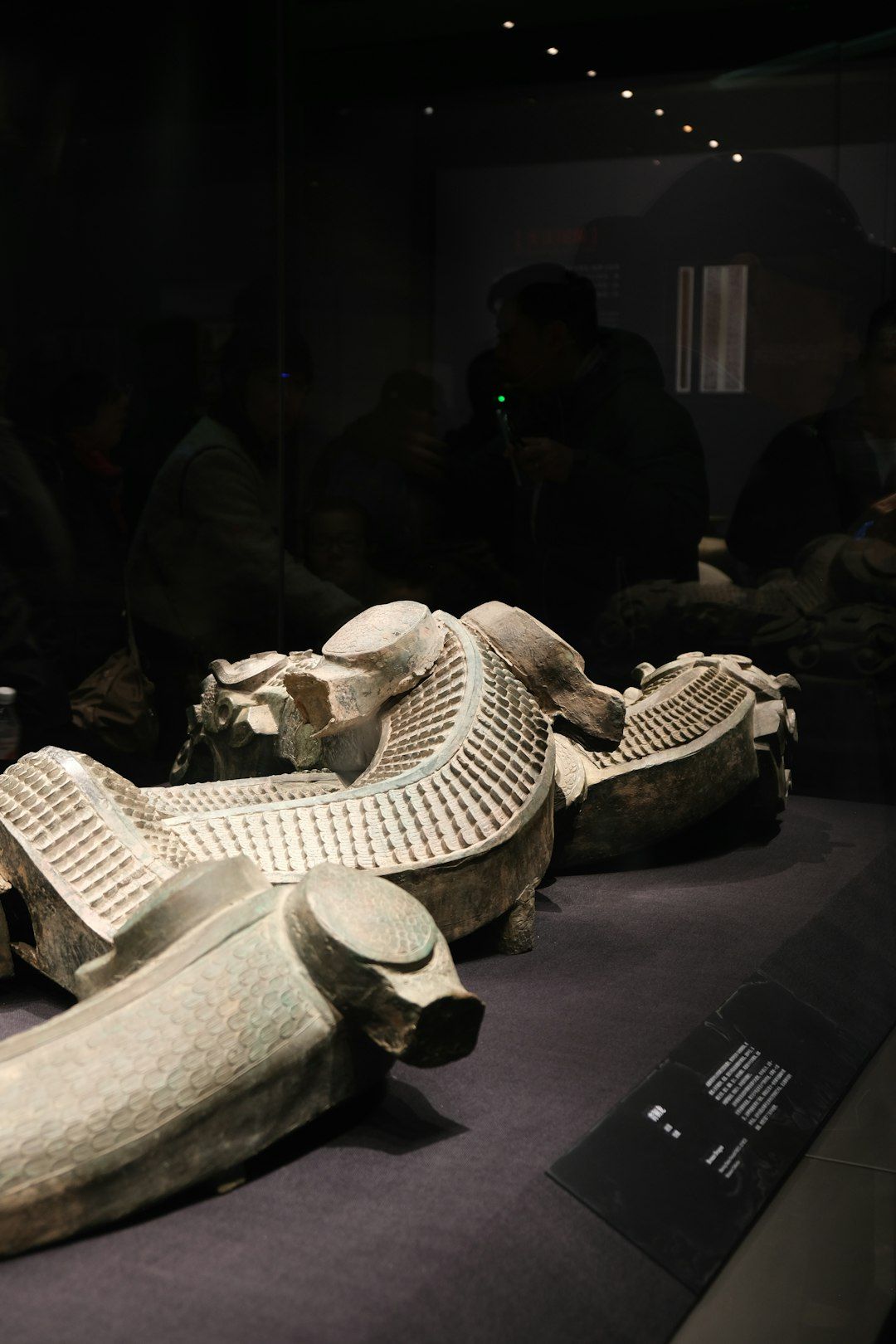 One of the two bronze chariots from the First Emperor's mausoleum